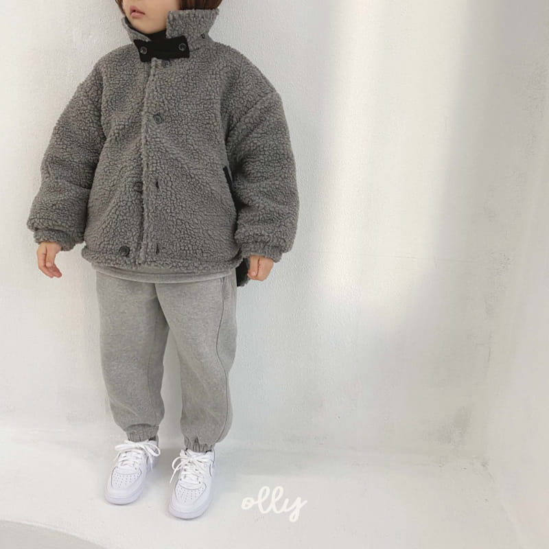OLLYMARKET - Korean Children Fashion - #Kfashion4kids - Cow Boa Jacket