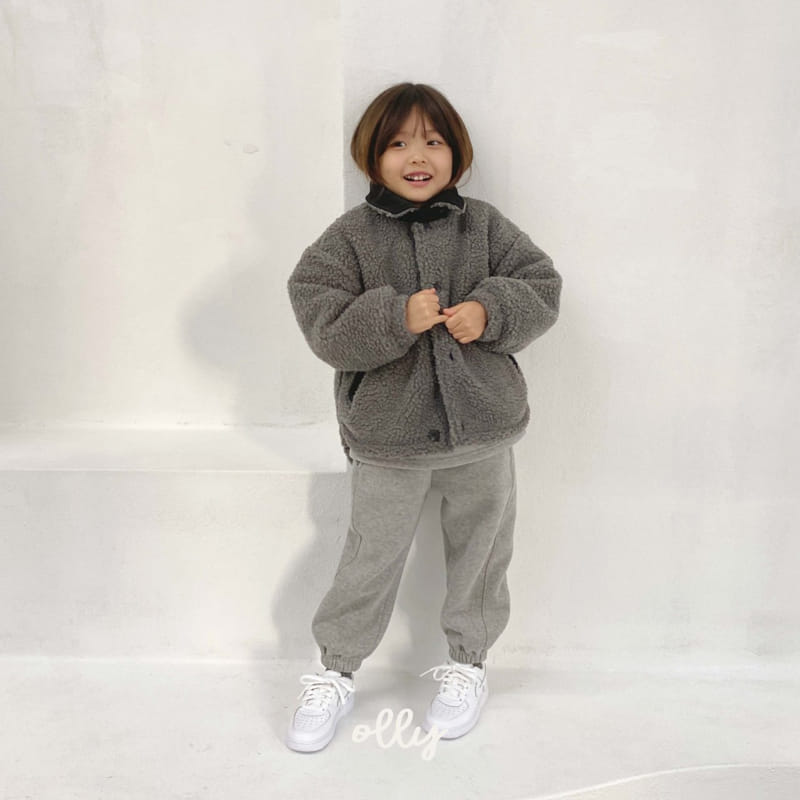 OLLYMARKET - Korean Children Fashion - #Kfashion4kids - Cow Boa Jacket - 3