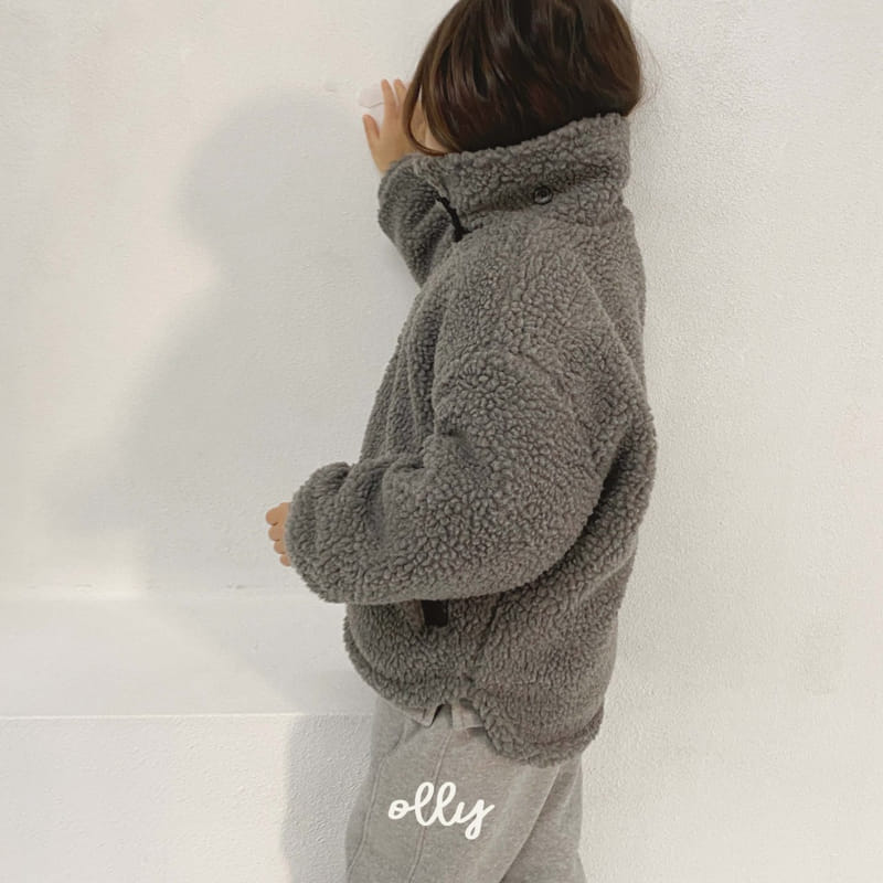 OLLYMARKET - Korean Children Fashion - #Kfashion4kids - Cow Boa Jacket - 7