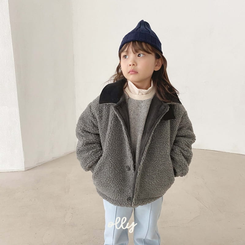 OLLYMARKET - Korean Children Fashion - #Kfashion4kids - Cow Boa Jacket - 9