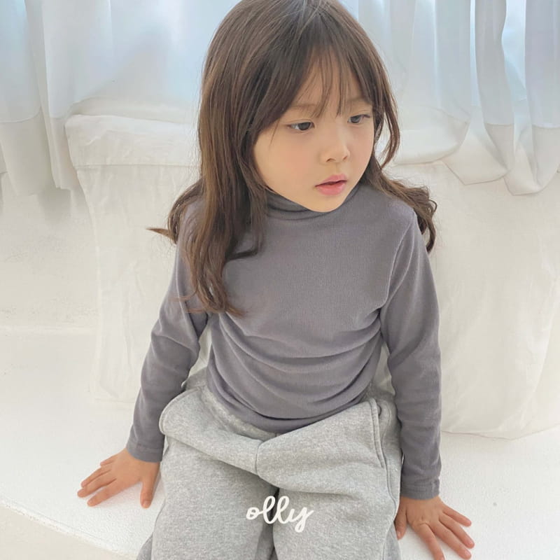 OLLYMARKET - Korean Children Fashion - #Kfashion4kids - Simple Half Turtleneck Tee - 10