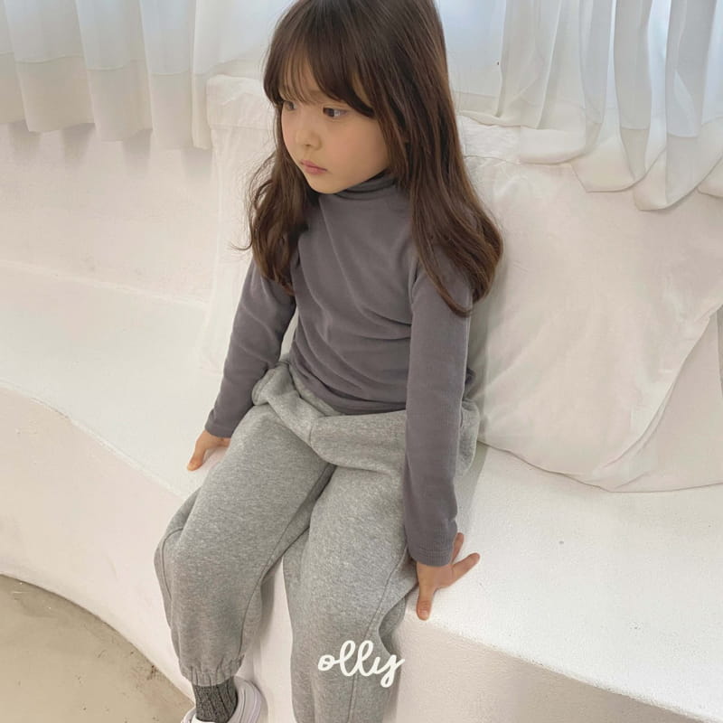 OLLYMARKET - Korean Children Fashion - #Kfashion4kids - Simple Half Turtleneck Tee - 12