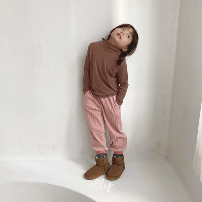 OLLYMARKET - Korean Children Fashion - #Kfashion4kids - Simple Half Turtleneck Tee - 6