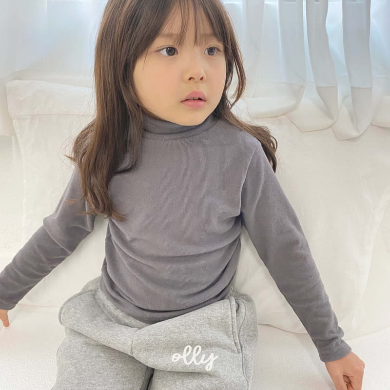 OLLYMARKET - Korean Children Fashion - #Kfashion4kids - Simple Half Turtleneck Tee - 9