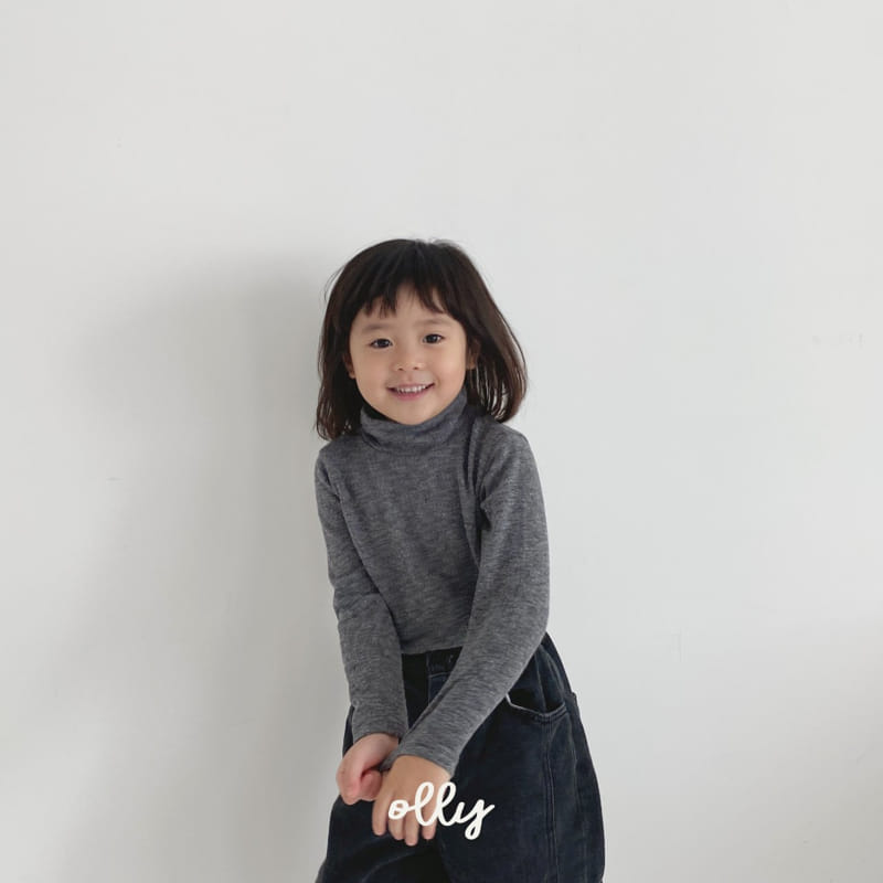 OLLYMARKET - Korean Children Fashion - #Kfashion4kids - Popcorn Half Turtleneck - 2