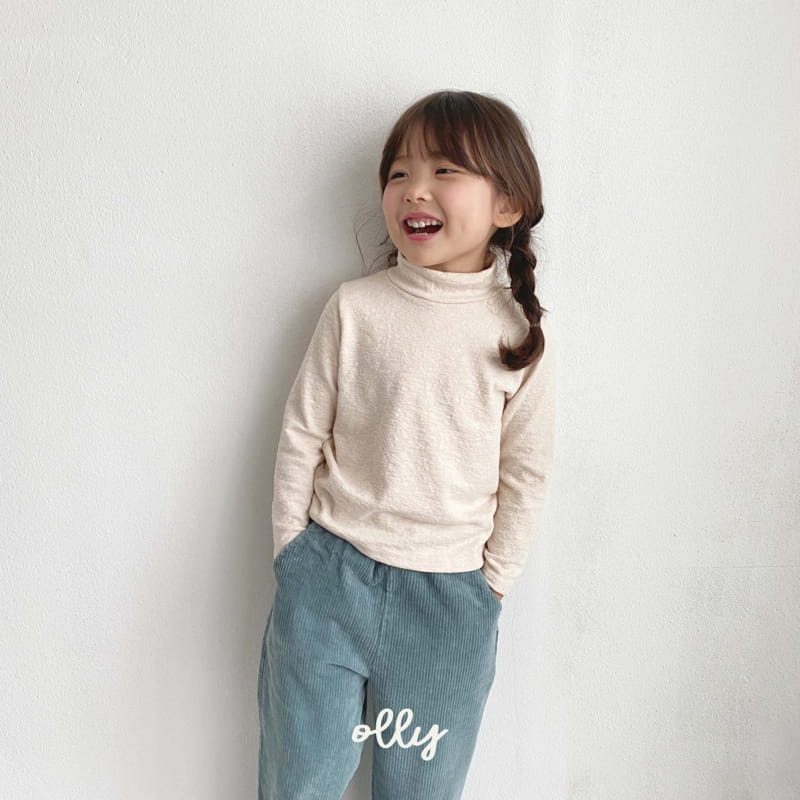 OLLYMARKET - Korean Children Fashion - #Kfashion4kids - Popcorn Half Turtleneck - 6