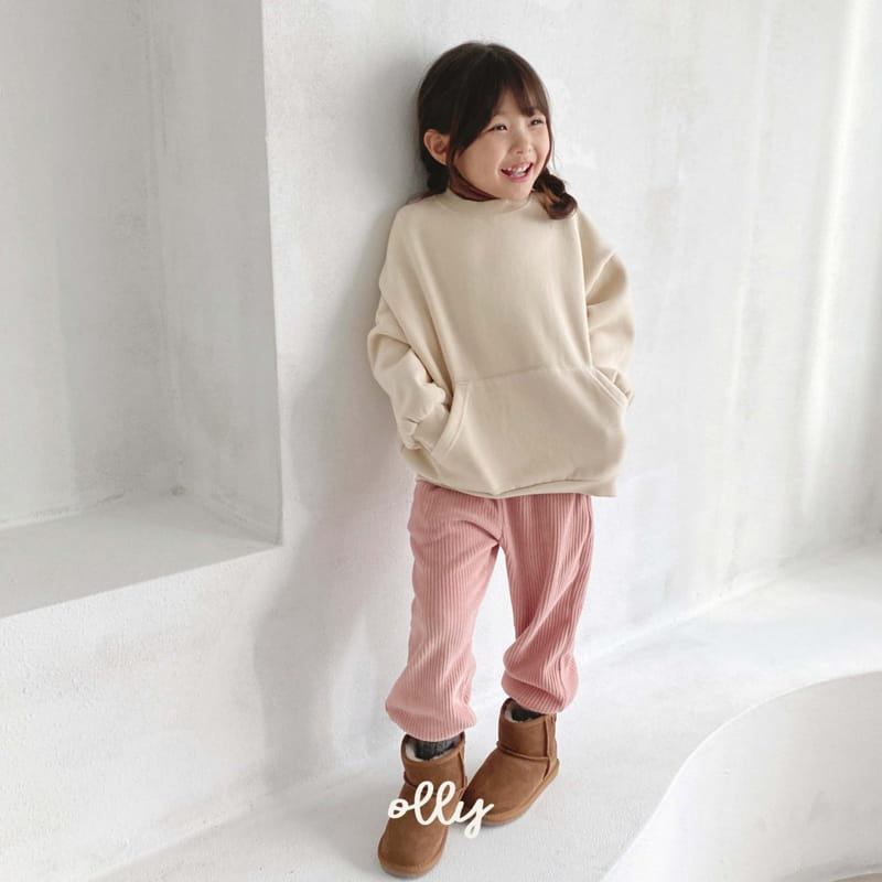 OLLYMARKET - Korean Children Fashion - #Kfashion4kids - Fleece Kangaroo Sweatshity - 11
