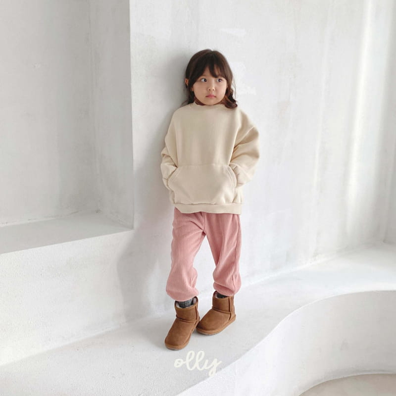 OLLYMARKET - Korean Children Fashion - #Kfashion4kids - Fleece Kangaroo Sweatshity - 6