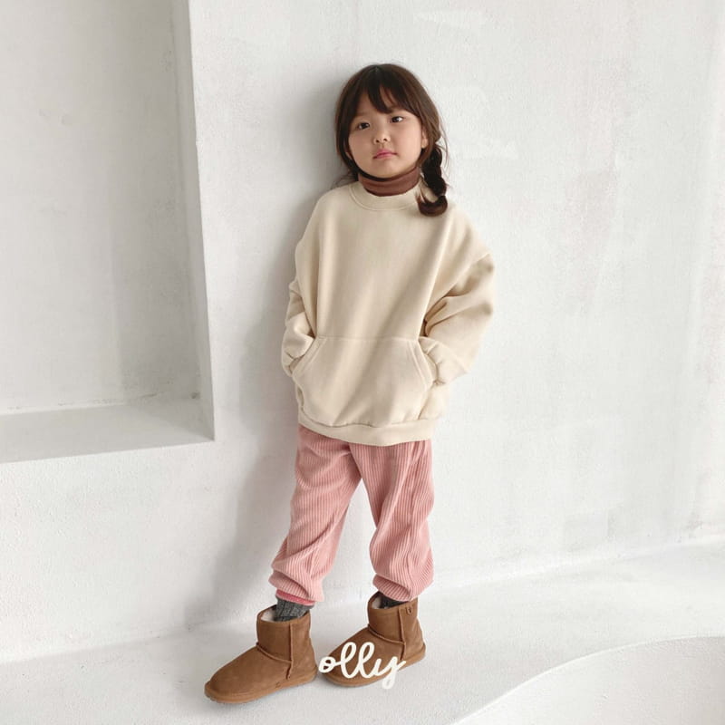 OLLYMARKET - Korean Children Fashion - #Kfashion4kids - Fleece Kangaroo Sweatshity - 7