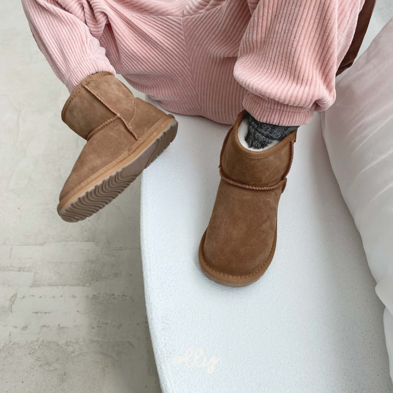 OLLYMARKET - Korean Children Fashion - #Kfashion4kids - Rib Knit Fleece Pants - 6