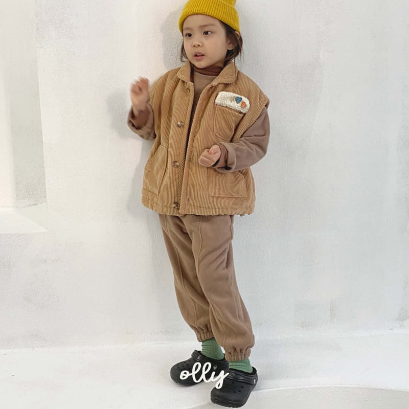 OLLYMARKET - Korean Children Fashion - #Kfashion4kids - Fleece Pintuck Pants - 10
