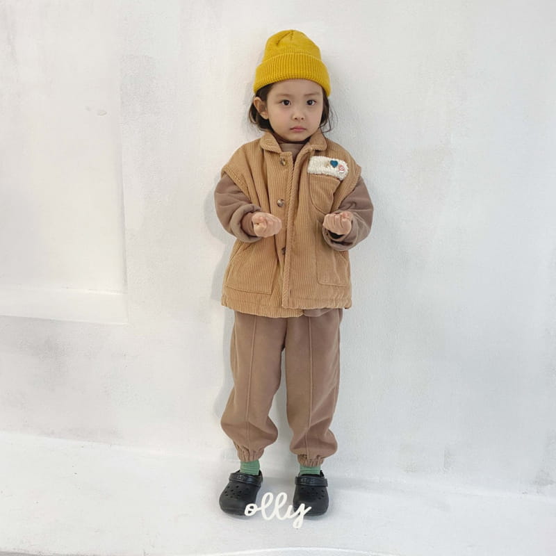 OLLYMARKET - Korean Children Fashion - #Kfashion4kids - Fleece Pintuck Pants - 12