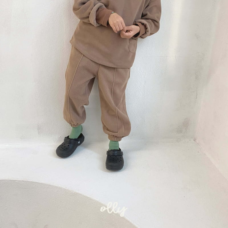 OLLYMARKET - Korean Children Fashion - #Kfashion4kids - Fleece Pintuck Pants - 4