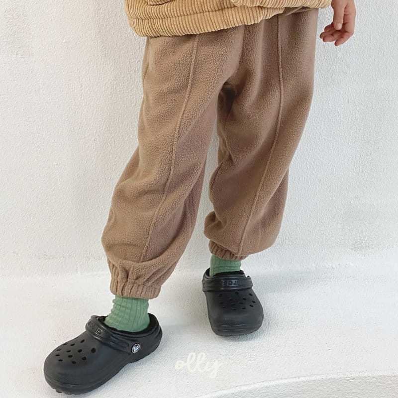 OLLYMARKET - Korean Children Fashion - #Kfashion4kids - Fleece Pintuck Pants - 6