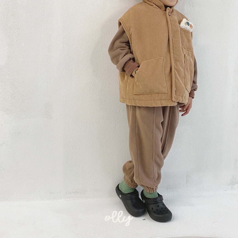 OLLYMARKET - Korean Children Fashion - #Kfashion4kids - Fleece Pintuck Pants - 9