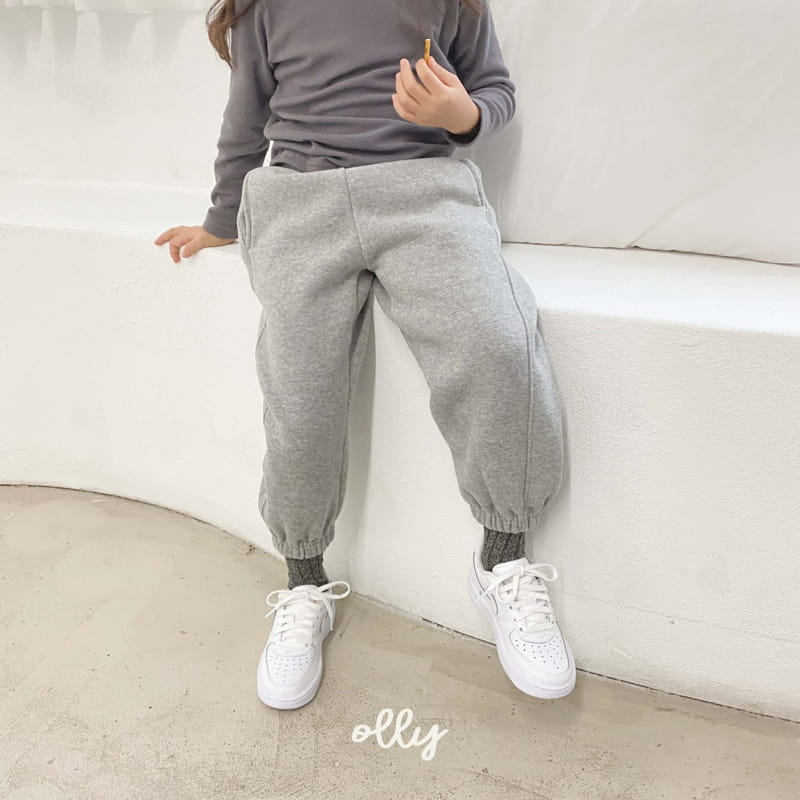 OLLYMARKET - Korean Children Fashion - #Kfashion4kids - Fleece Detail Top Bottom Set - 8
