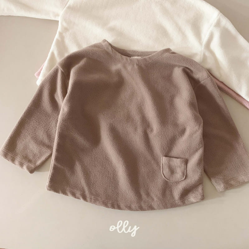 OLLYMARKET - Korean Children Fashion - #Kfashion4kids - Fleece Long Sleeves Tee - 2