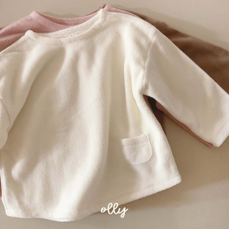 OLLYMARKET - Korean Children Fashion - #Kfashion4kids - Fleece Long Sleeves Tee - 3