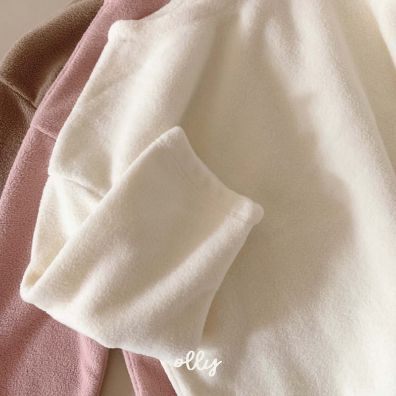 OLLYMARKET - Korean Children Fashion - #Kfashion4kids - Fleece Long Sleeves Tee - 6
