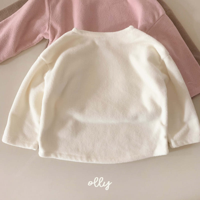 OLLYMARKET - Korean Children Fashion - #Kfashion4kids - Fleece Long Sleeves Tee - 8