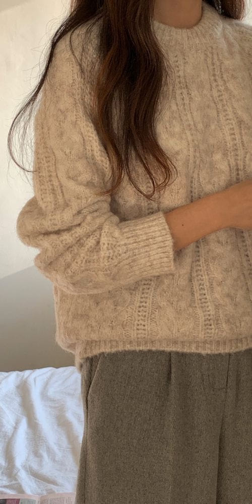 OOH AND AAH - Korean Children Fashion - #Kfashion4kids - Cotton Candy Twist Knit Tee - 7