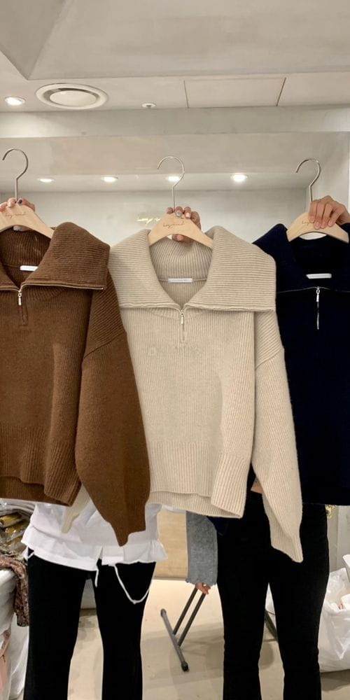 OOH AND AAH - Korean Children Fashion - #Kfashion4kids - Zipper Knit - 4