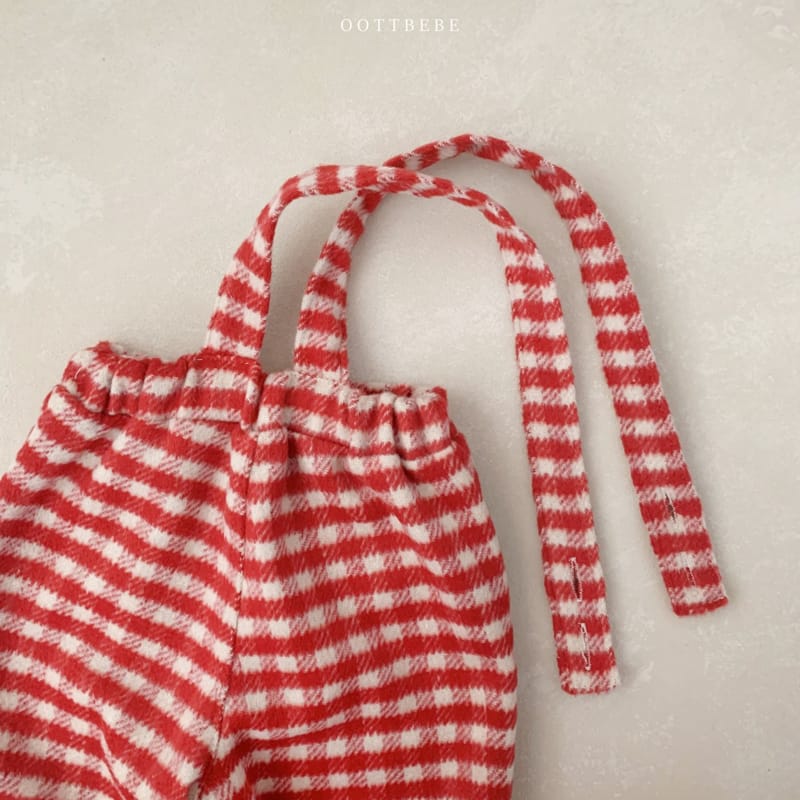 OOTT BEBE - Korean Children Fashion - #Kfashion4kids - Merry Dungarees Pants - 2