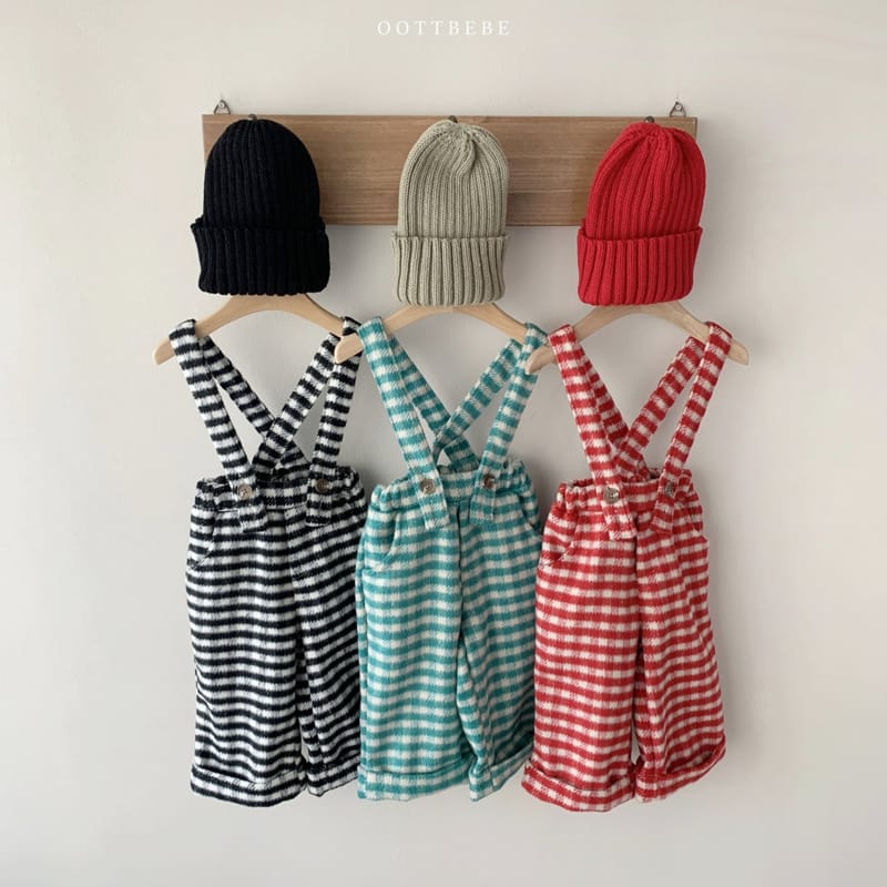 OOTT BEBE - Korean Children Fashion - #Kfashion4kids - Merry Dungarees Pants - 7