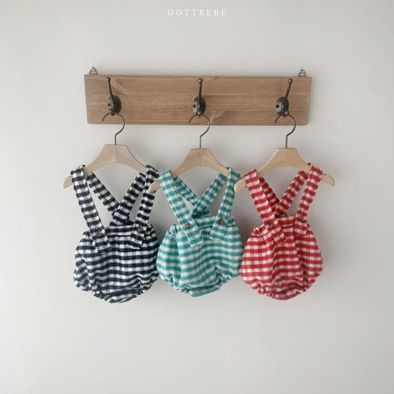 OOTT BEBE - Korean Children Fashion - #Kfashion4kids - Merry Dungarees Bloomer