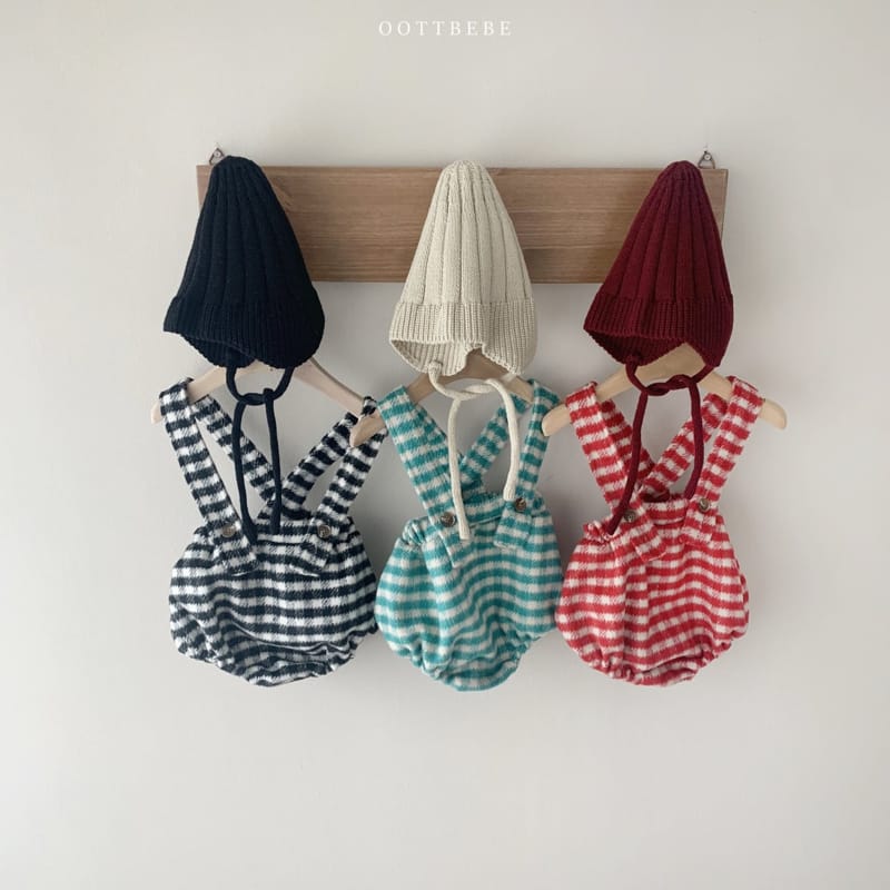 OOTT BEBE - Korean Children Fashion - #Kfashion4kids - Merry Dungarees Bloomer - 10