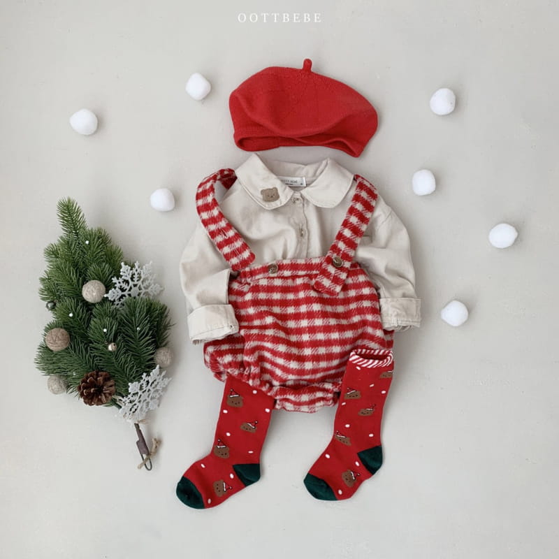 OOTT BEBE - Korean Children Fashion - #Kfashion4kids - Merry Dungarees Bloomer - 12