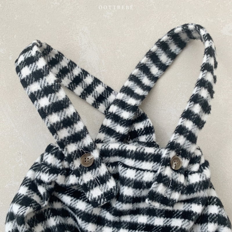 OOTT BEBE - Korean Children Fashion - #Kfashion4kids - Merry Dungarees Bloomer - 3