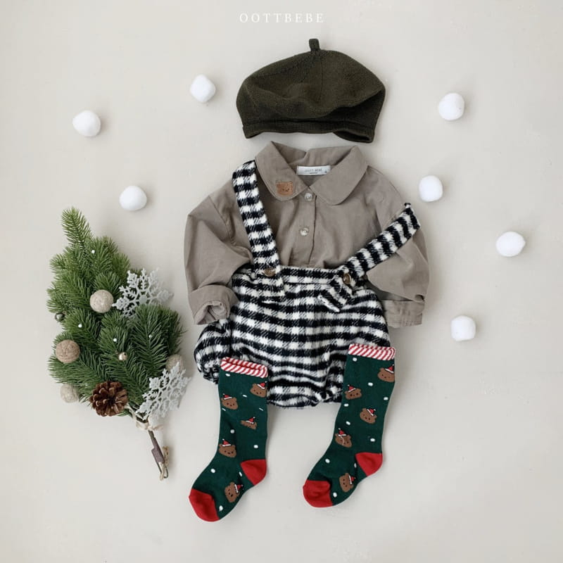 OOTT BEBE - Korean Children Fashion - #Kfashion4kids - Merry Dungarees Bloomer - 8