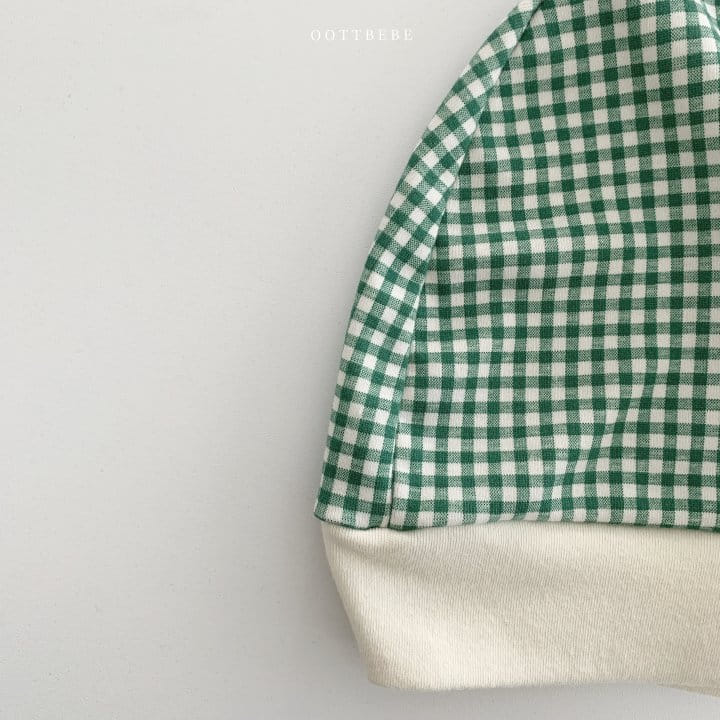 OOTT BEBE - Korean Children Fashion - #Kfashion4kids - Check Day Bell Bonnet - 7
