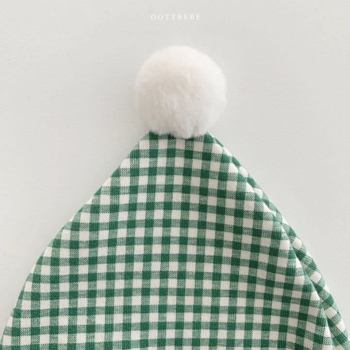 OOTT BEBE - Korean Children Fashion - #Kfashion4kids - Check Day Bell Bonnet - 8