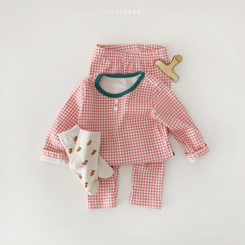 OOTT BEBE - Korean Children Fashion - #Kfashion4kids - Check Day Easywear