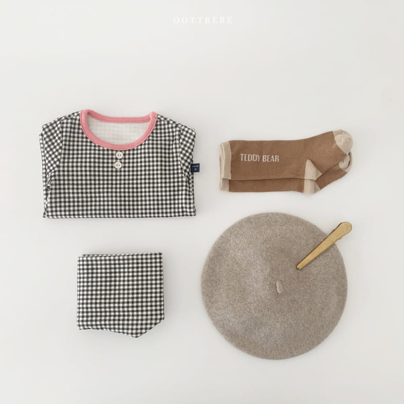OOTT BEBE - Korean Children Fashion - #Kfashion4kids - Check Day Easywear - 10