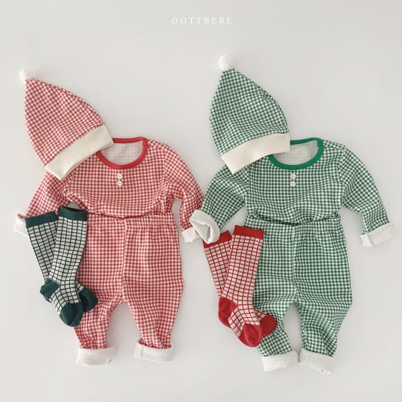 OOTT BEBE - Korean Children Fashion - #Kfashion4kids - Check Day Easywear - 11