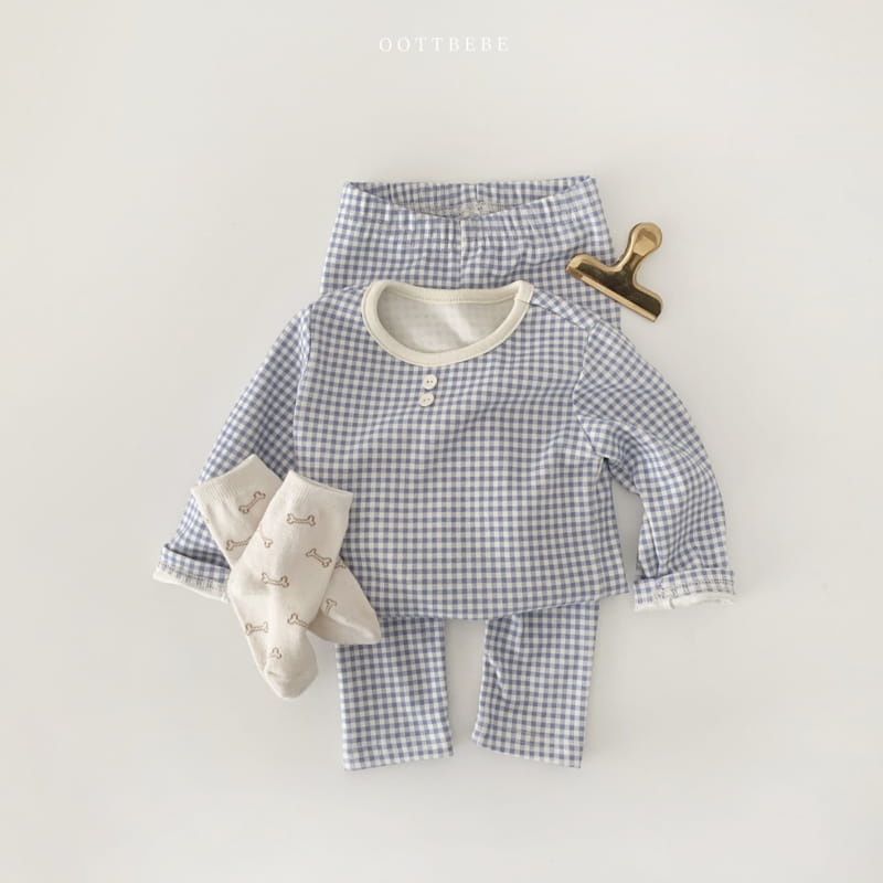 OOTT BEBE - Korean Children Fashion - #Kfashion4kids - Check Day Easywear - 12