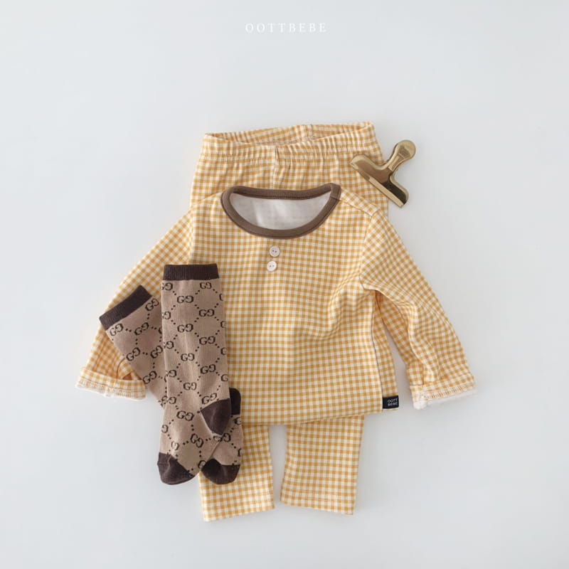 OOTT BEBE - Korean Children Fashion - #Kfashion4kids - Check Day Easywear - 2