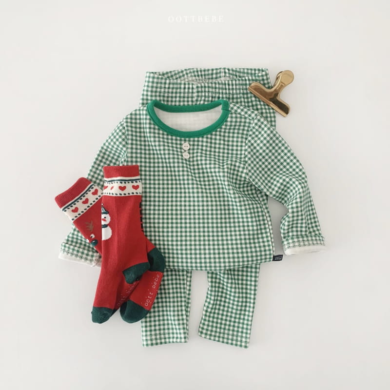 OOTT BEBE - Korean Children Fashion - #Kfashion4kids - Check Day Easywear - 3