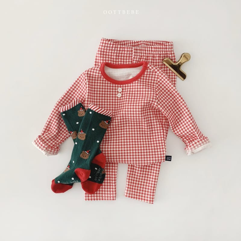 OOTT BEBE - Korean Children Fashion - #Kfashion4kids - Check Day Easywear - 4