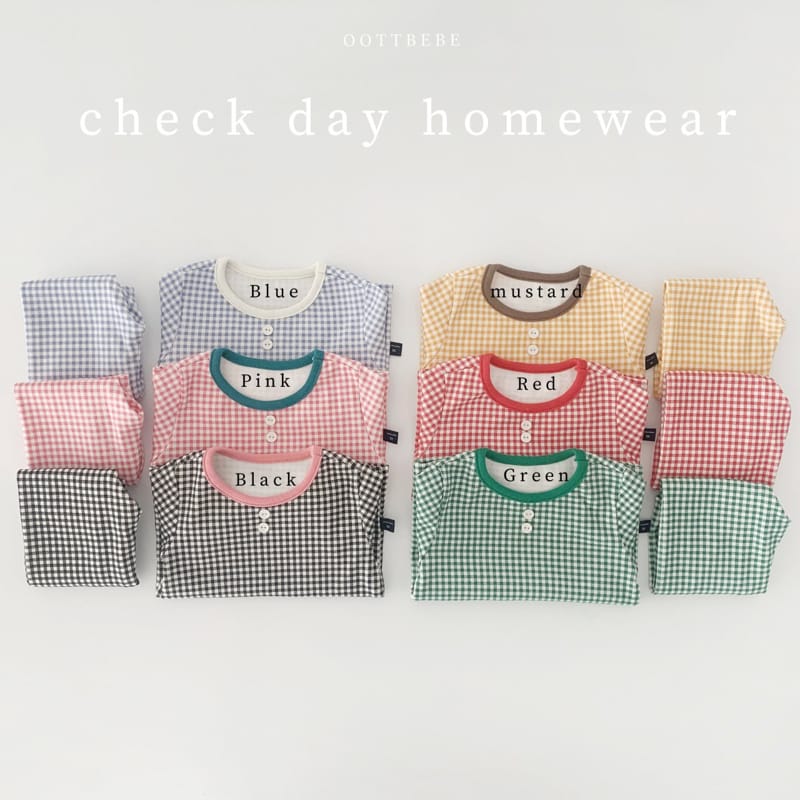 OOTT BEBE - Korean Children Fashion - #Kfashion4kids - Check Day Easywear - 5
