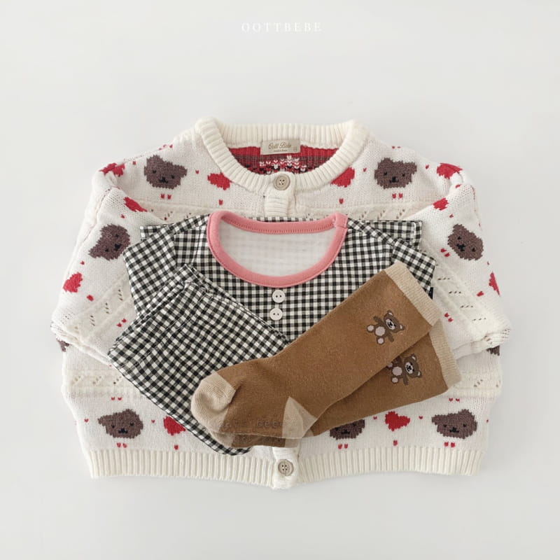 OOTT BEBE - Korean Children Fashion - #Kfashion4kids - Check Day Easywear - 6