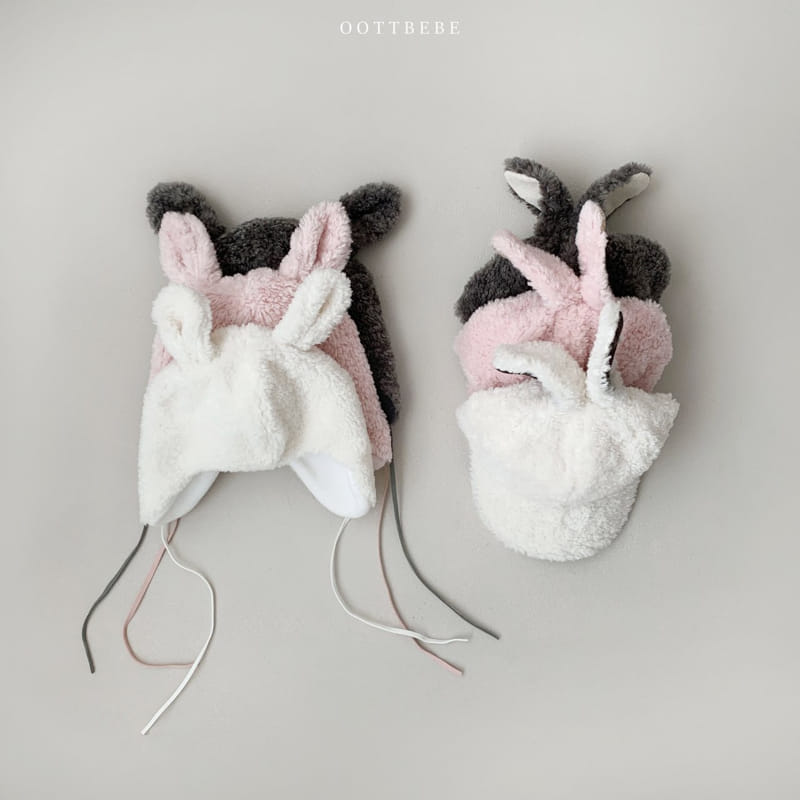 OOTT BEBE - Korean Children Fashion - #Kfashion4kids - Rabbit Cap - 4