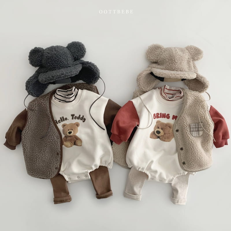 OOTT BEBE - Korean Children Fashion - #Kfashion4kids - Bboglei Bear Hat - 7