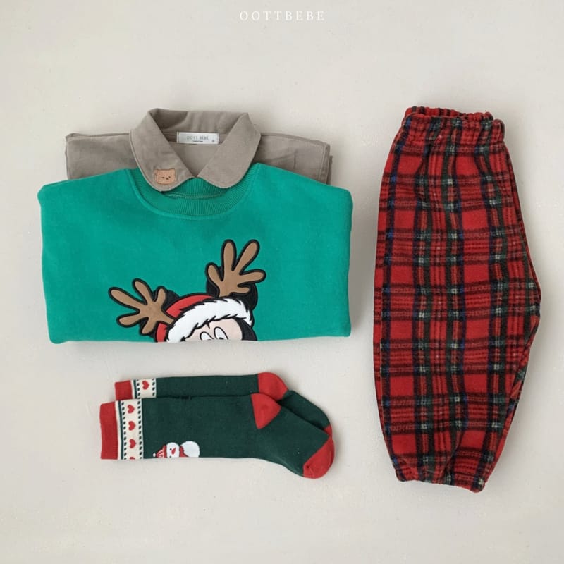 OOTT BEBE - Korean Children Fashion - #Kfashion4kids - Eve Check Pants with Mom - 11