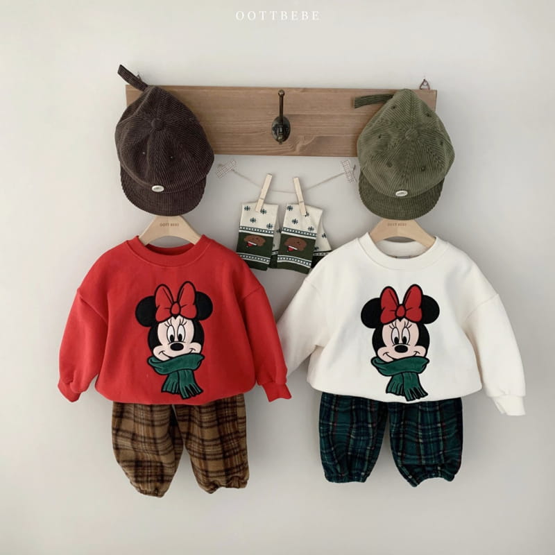 OOTT BEBE - Korean Children Fashion - #Kfashion4kids - Eve Check Pants with Mom - 12
