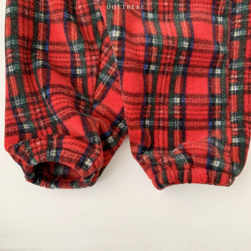 OOTT BEBE - Korean Children Fashion - #Kfashion4kids - Eve Check Pants with Mom - 2