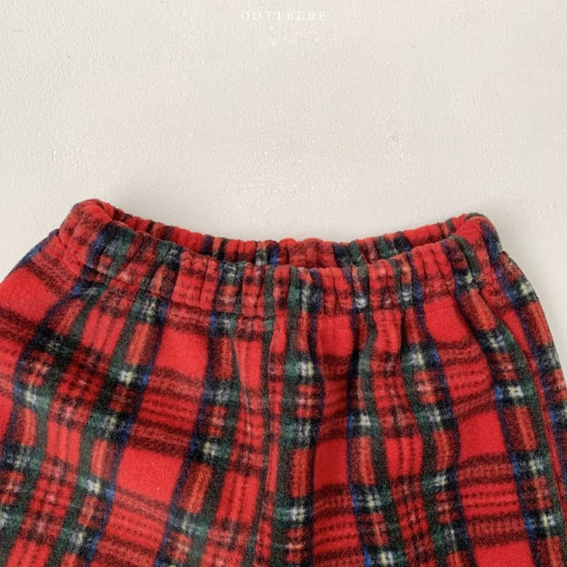 OOTT BEBE - Korean Children Fashion - #Kfashion4kids - Eve Check Pants with Mom - 3